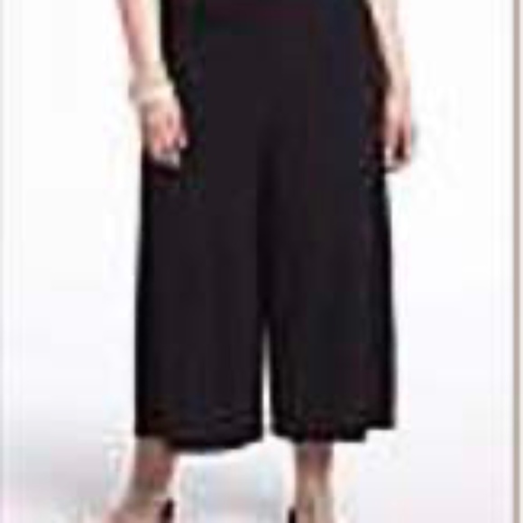 GAUCHOS, PULL ON, BLACK, SIZE 4X, MADE IN CANADA, POLYESTER/SPANDEX, PENNINGTONS - Picture 1 of 6